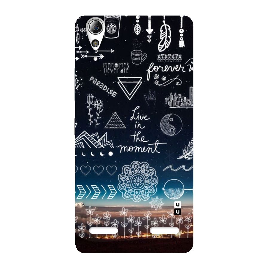 Live In The Moment Back Case for Lenovo A6000
