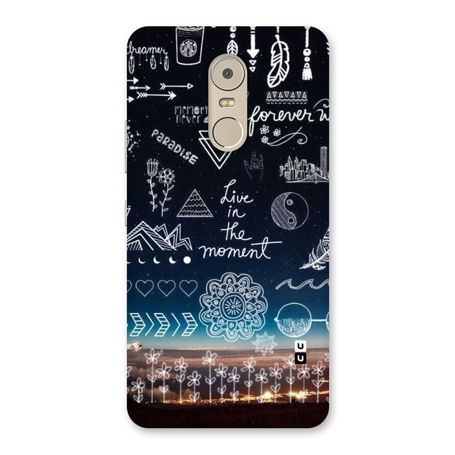 Live In The Moment Back Case for Lenovo K6 Note