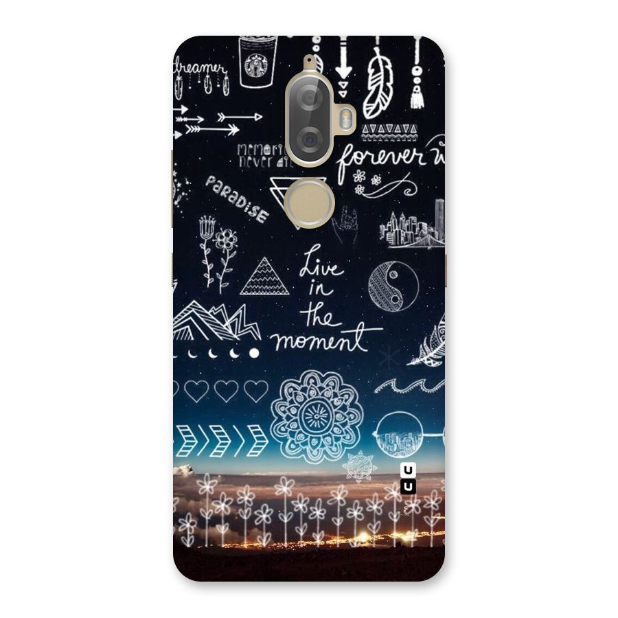 Live In The Moment Back Case for Lenovo K8 Plus