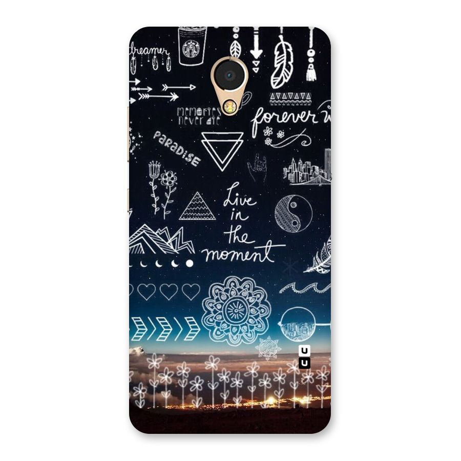 Live In The Moment Back Case for Lenovo P2