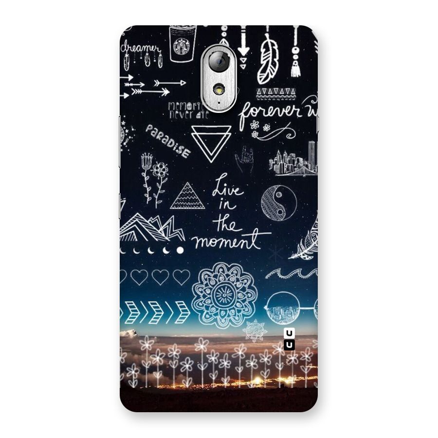 Live In The Moment Back Case for Lenovo Vibe P1M