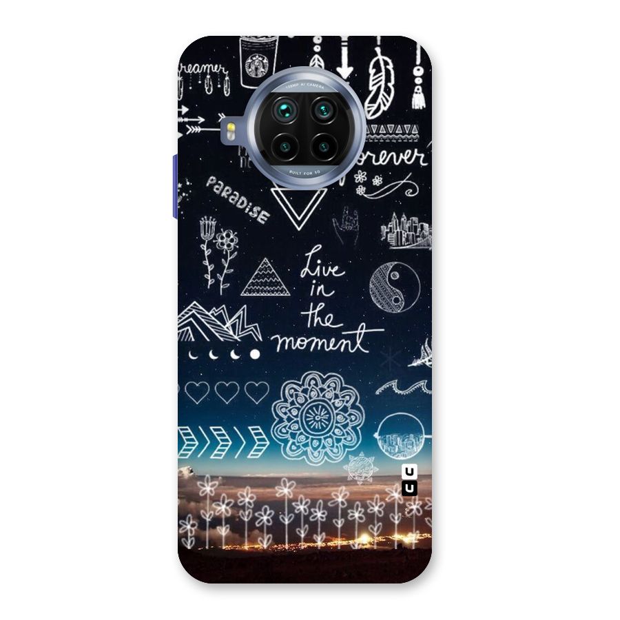 Live In The Moment Back Case for Mi 10i
