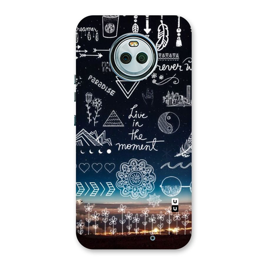 Live In The Moment Back Case for Moto X4