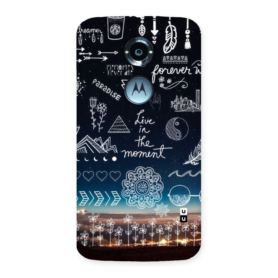 Live In The Moment Back Case for Moto X 2nd Gen
