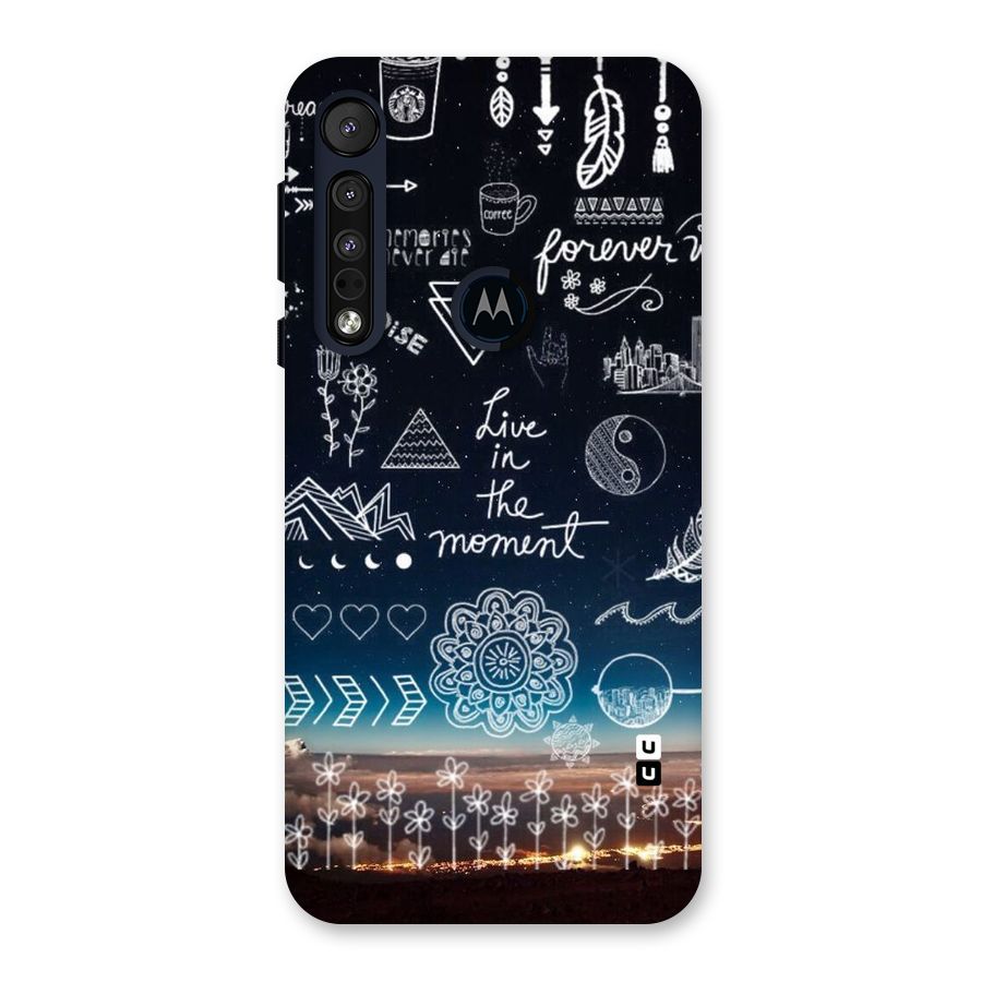 Live In The Moment Back Case for Motorola One Macro