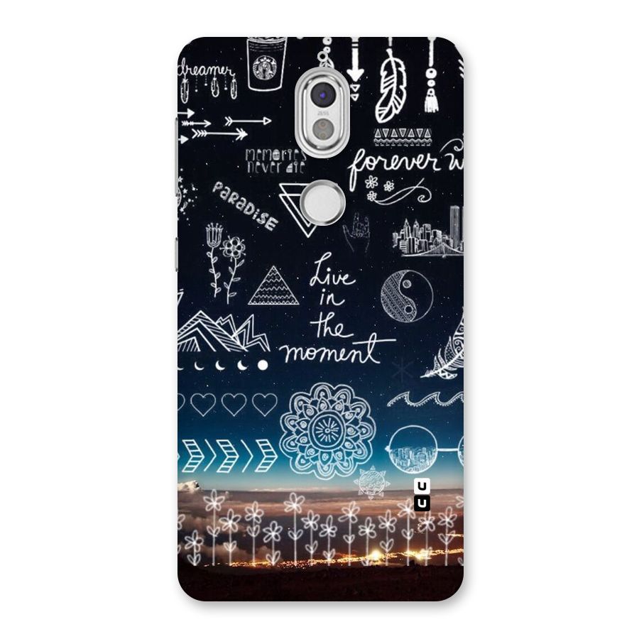 Live In The Moment Back Case for Nokia 7