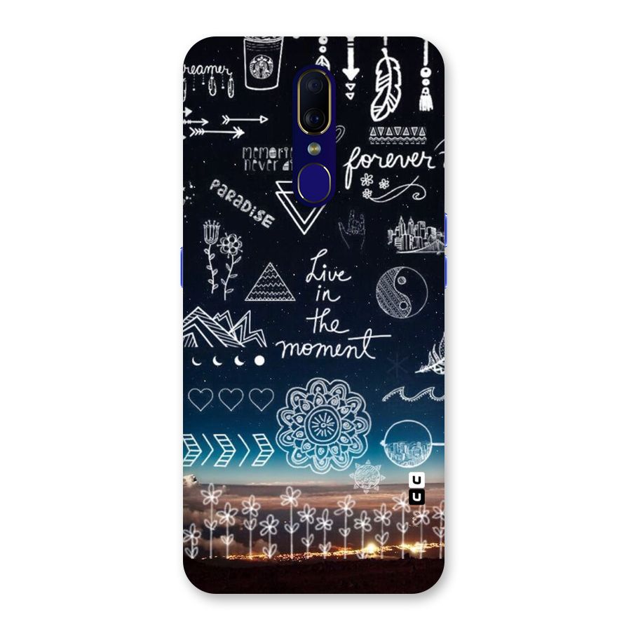 Live In The Moment Back Case for Oppo F11