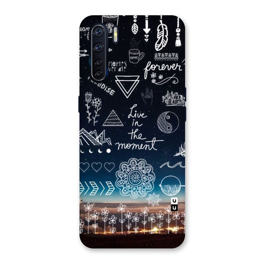 Live In The Moment Back Case for Oppo F15