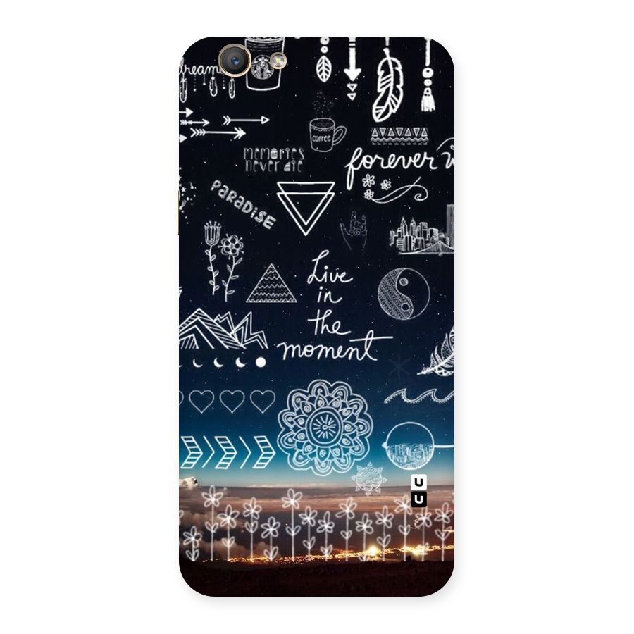 Live In The Moment Back Case for Oppo F1s