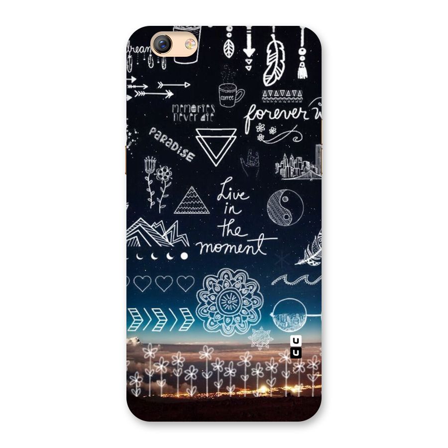 Live In The Moment Back Case for Oppo F3 Plus