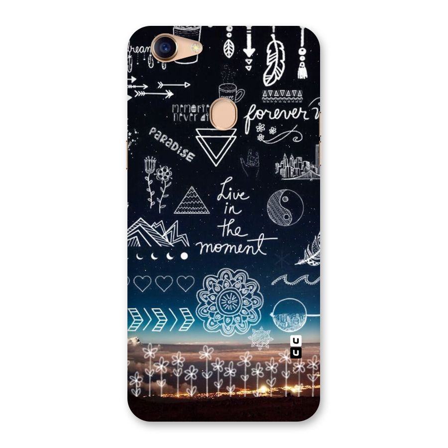 Live In The Moment Back Case for Oppo F5