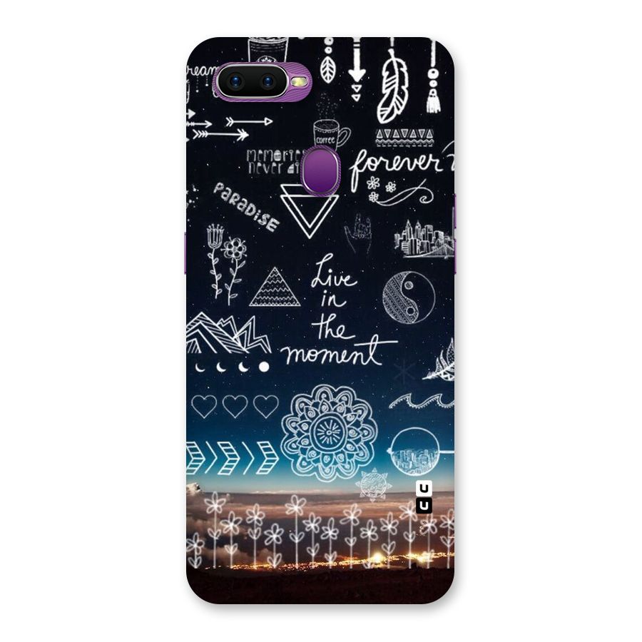 Live In The Moment Back Case for Oppo F9