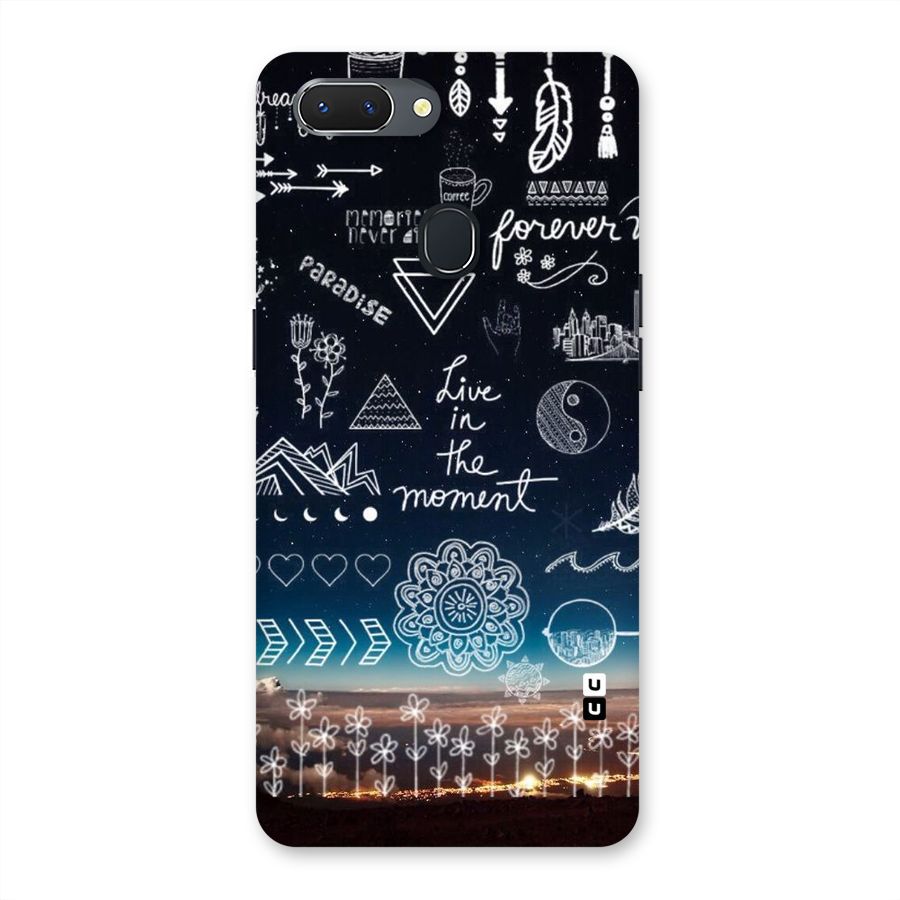 Live In The Moment Back Case for Oppo Realme 2