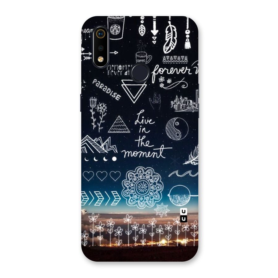 Live In The Moment Back Case for Realme 3i