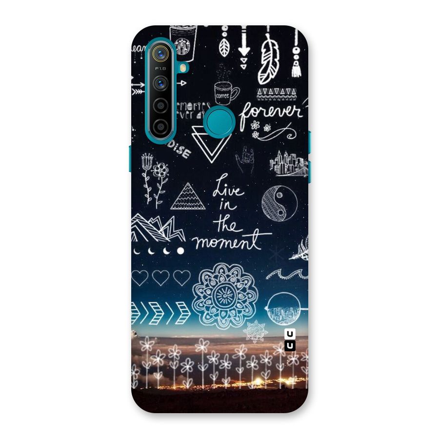 Live In The Moment Back Case for Realme 5i