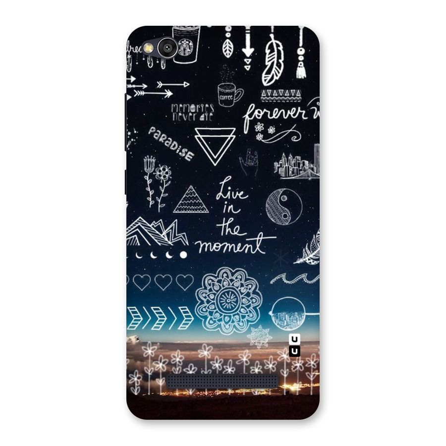 Live In The Moment Back Case for Redmi 4A