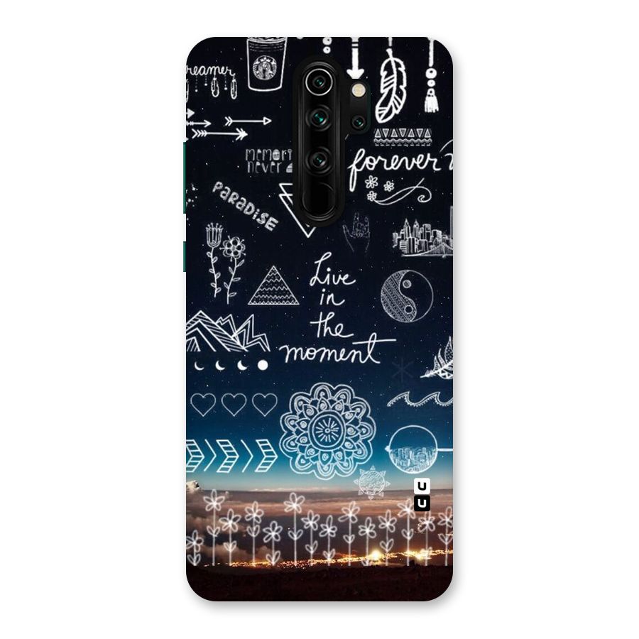 Live In The Moment Back Case for Redmi Note 8 Pro