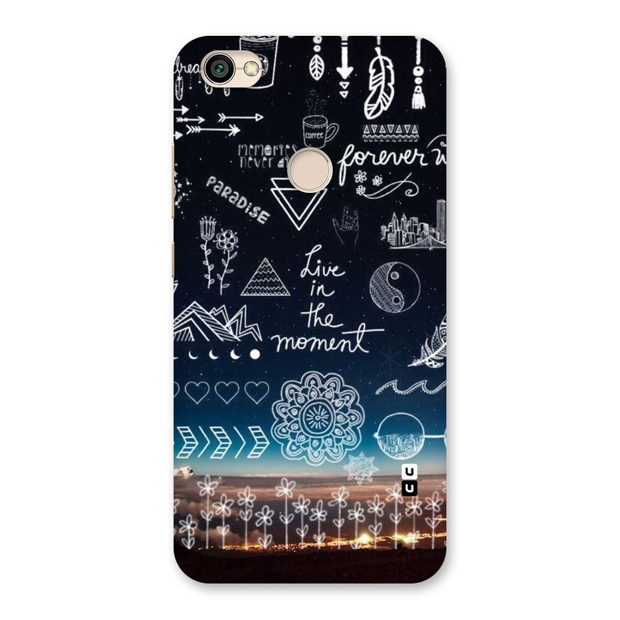 Live In The Moment Back Case for Redmi Y1 2017