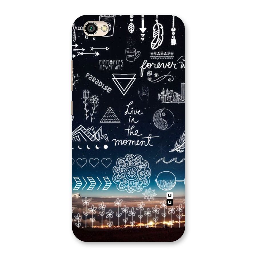 Live In The Moment Back Case for Redmi Y1 Lite