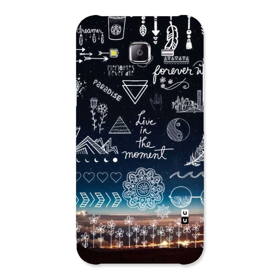 Live In The Moment Back Case for Samsung Galaxy J2 Prime