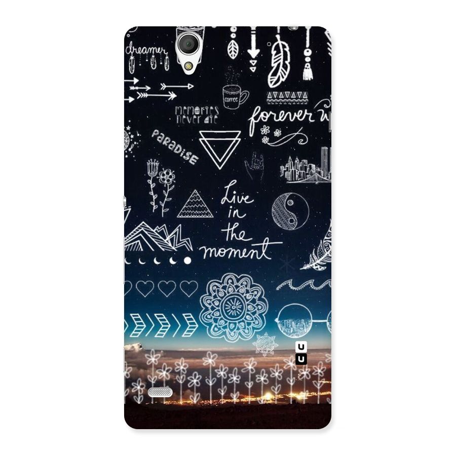 Live In The Moment Back Case for Sony Xperia C4