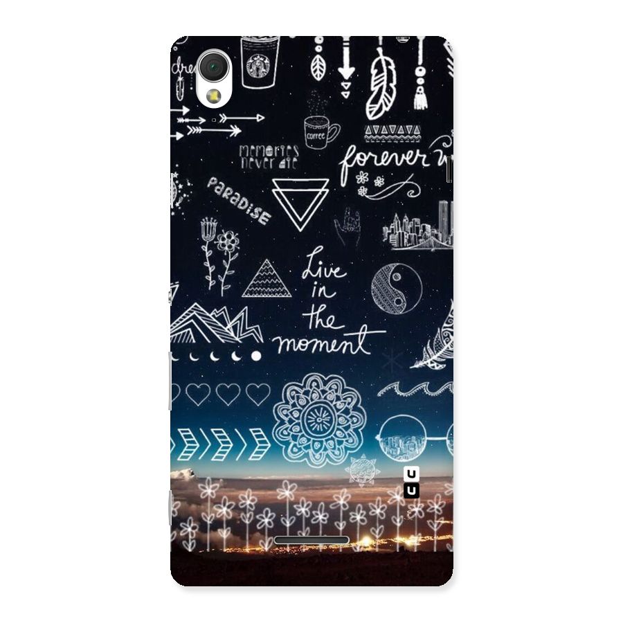 Live In The Moment Back Case for Sony Xperia T3