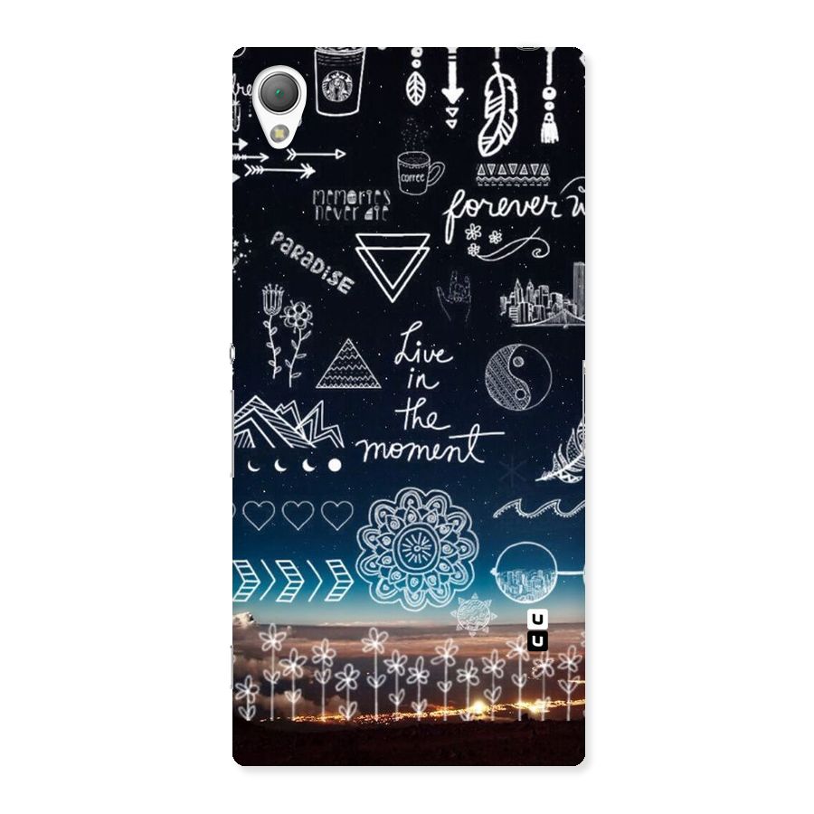 Live In The Moment Back Case for Sony Xperia Z3