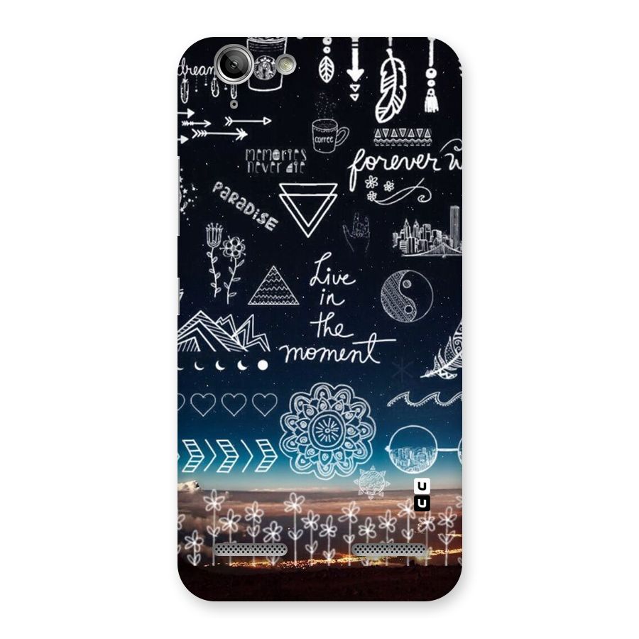 Live In The Moment Back Case for Vibe K5