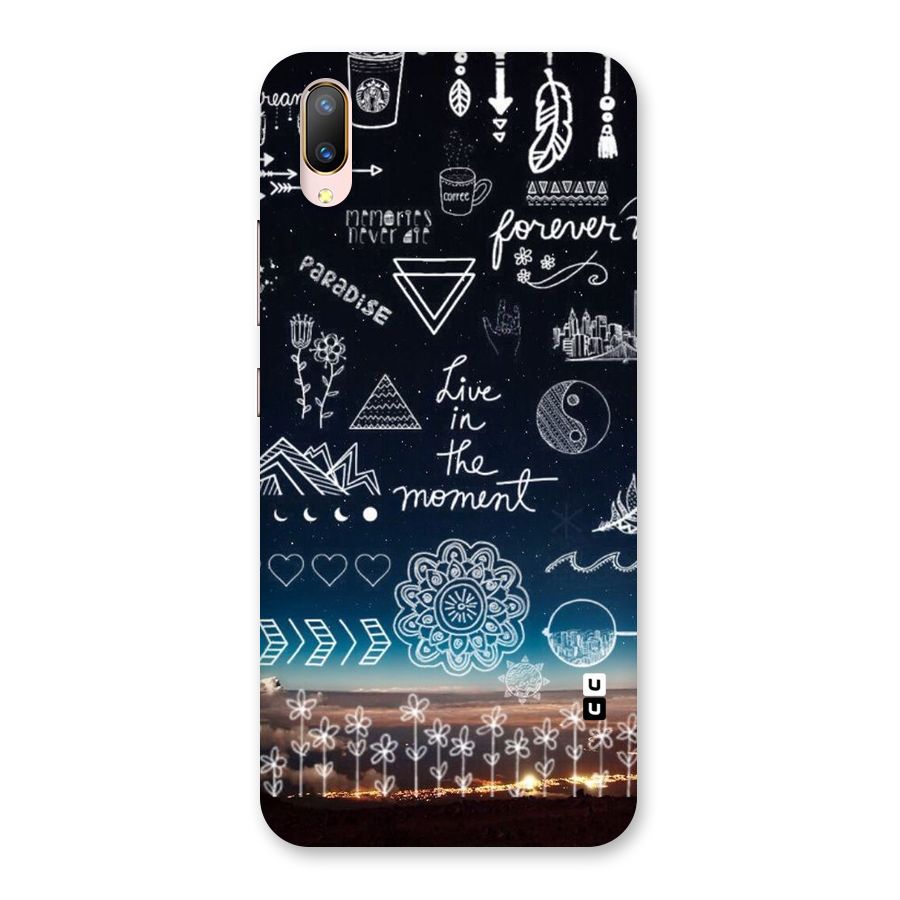 Live In The Moment Back Case for Vivo V11 Pro
