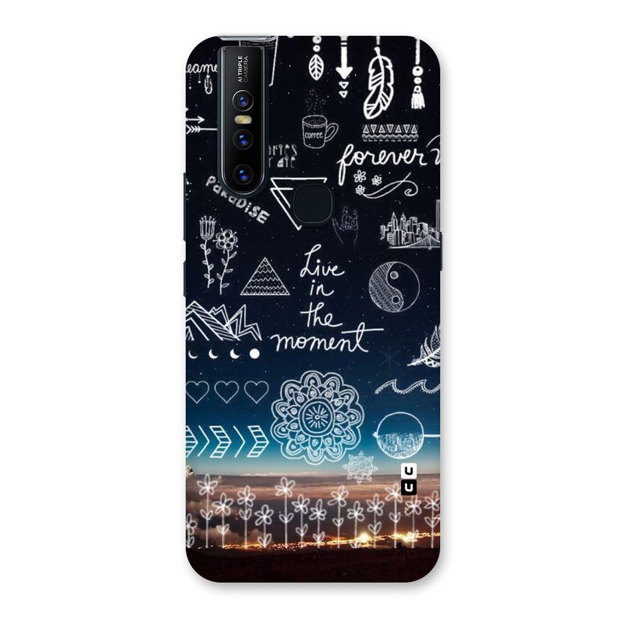 Live In The Moment Back Case for Vivo V15