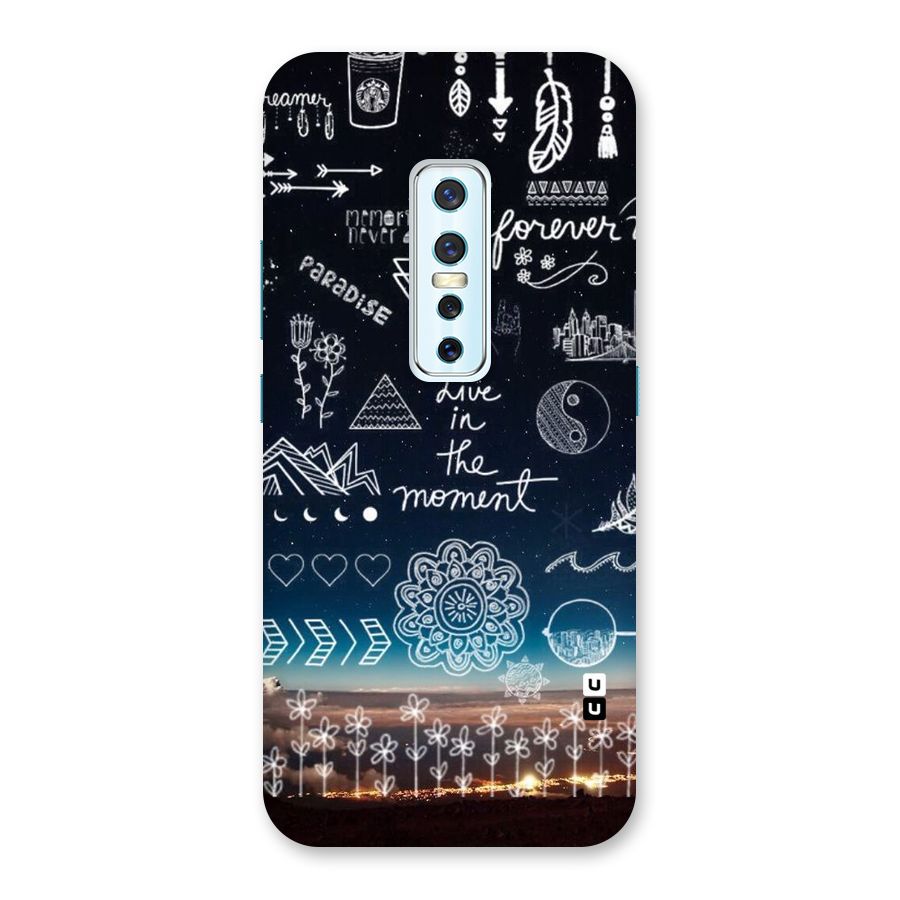Live In The Moment Back Case for Vivo V17 Pro