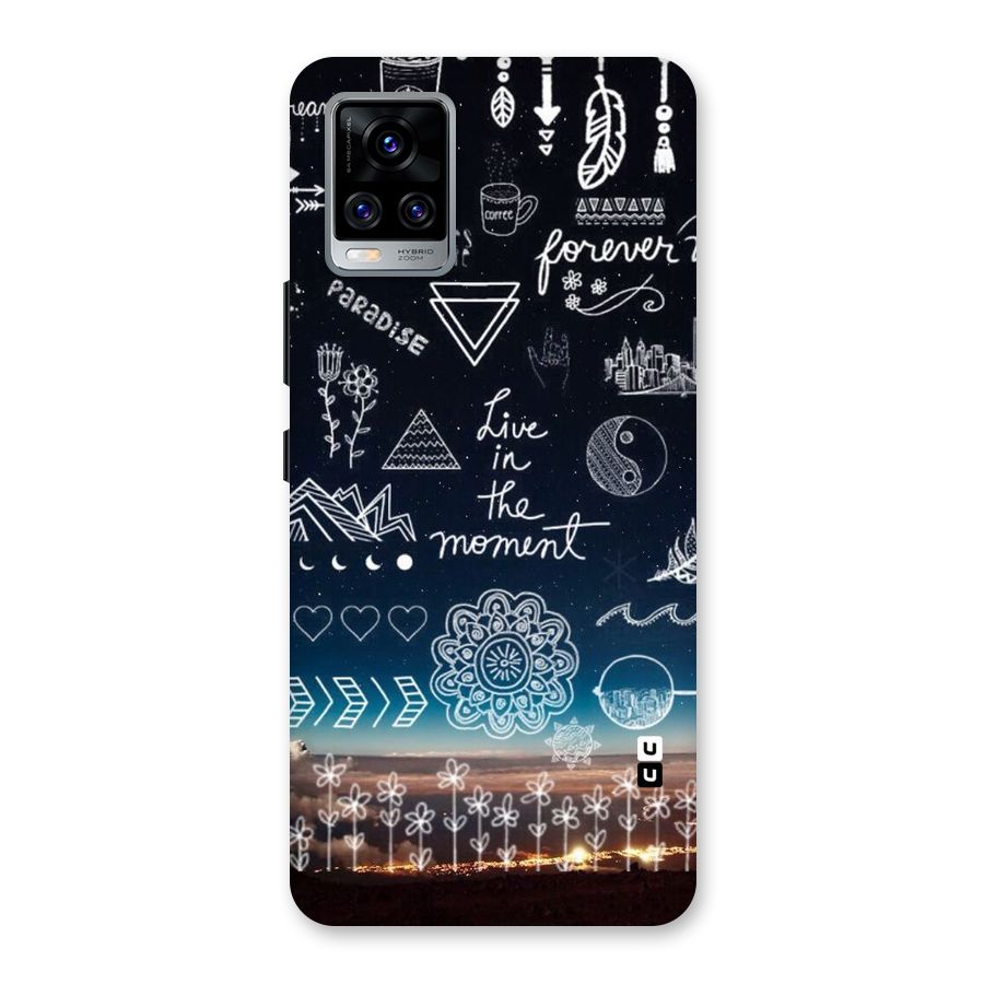 Live In The Moment Back Case for Vivo V20 Pro
