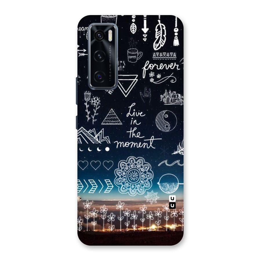 Live In The Moment Back Case for Vivo V20 SE