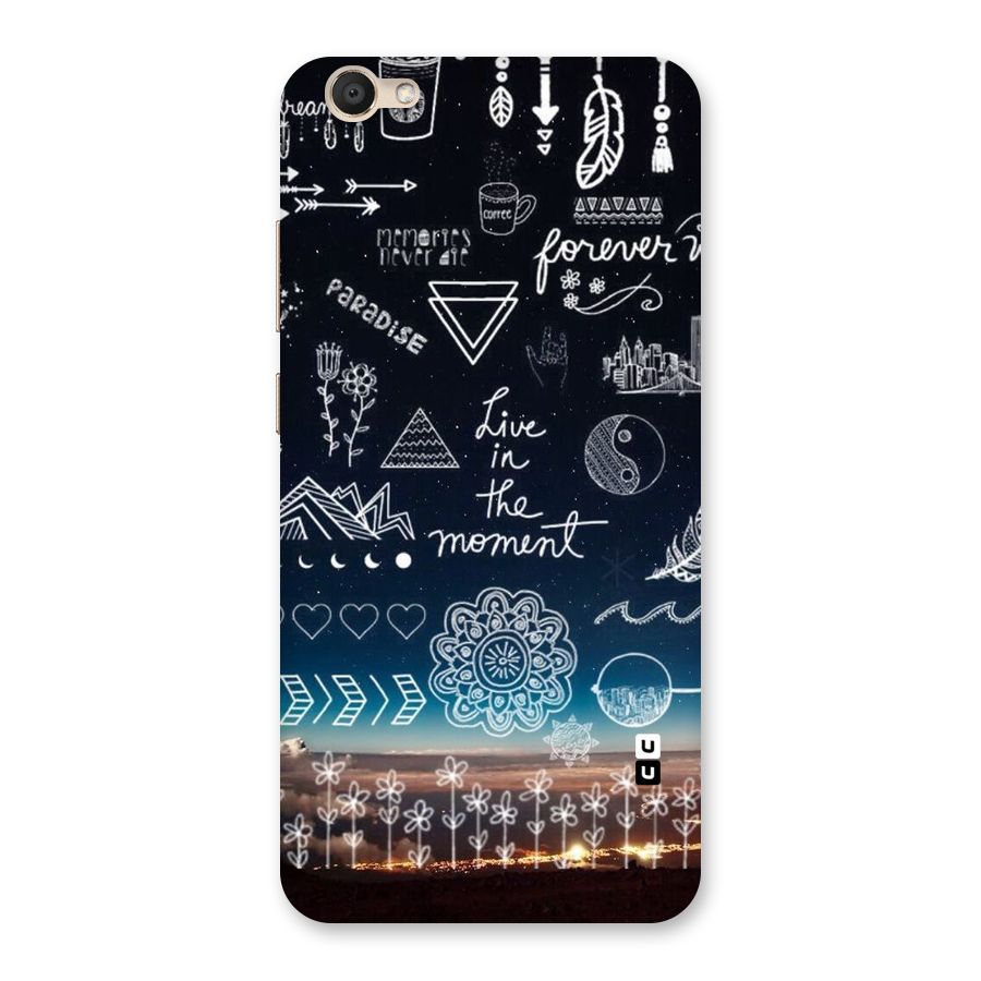 Live In The Moment Back Case for Vivo V5