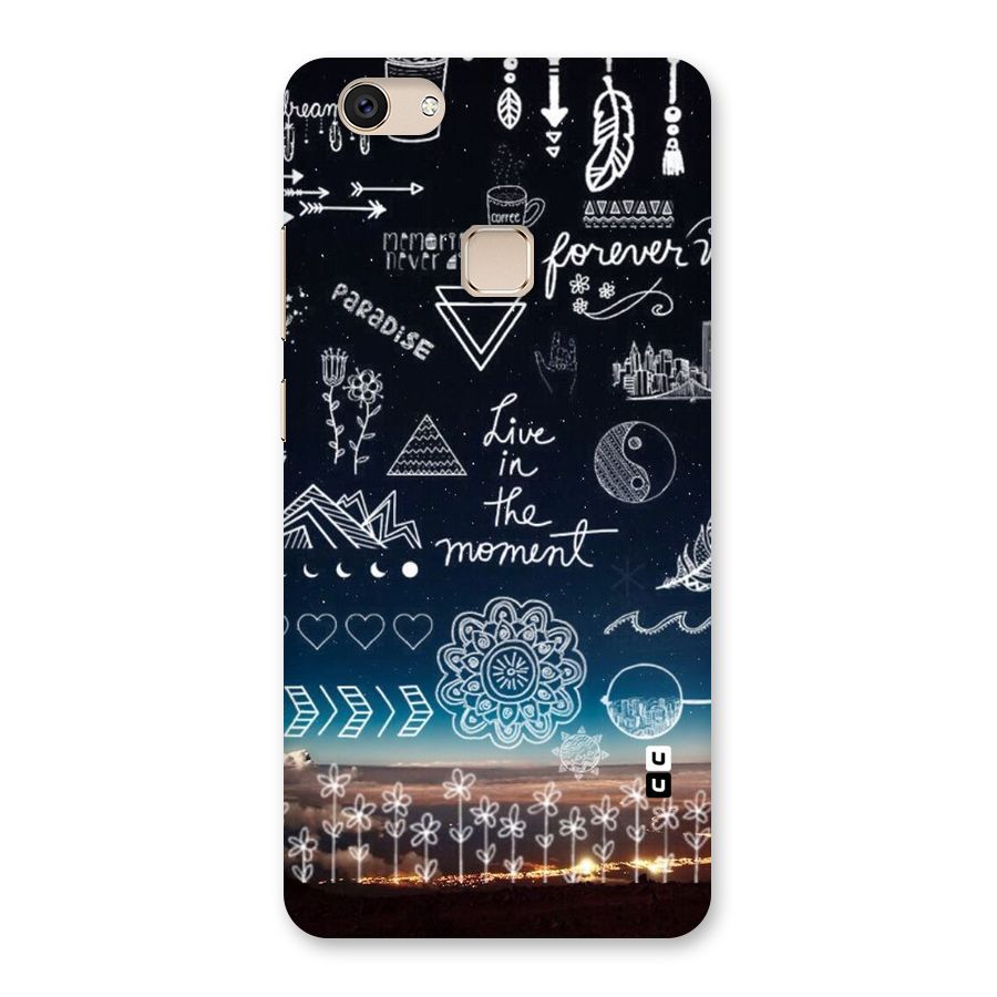 Live In The Moment Back Case for Vivo V7