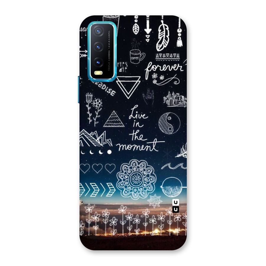 Live In The Moment Back Case for Vivo Y20A