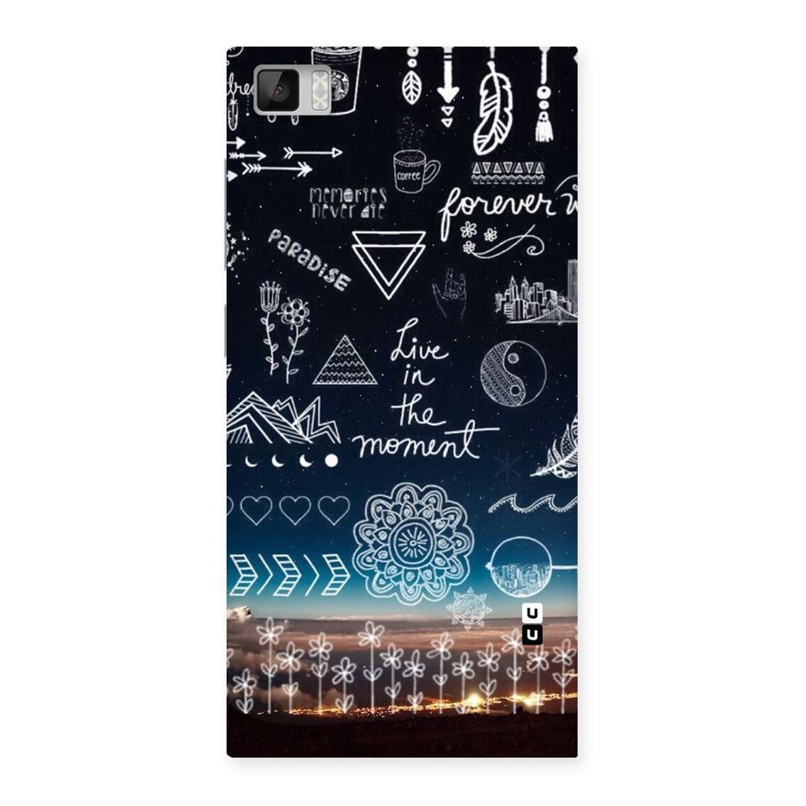 Live In The Moment Back Case for Xiaomi Mi3