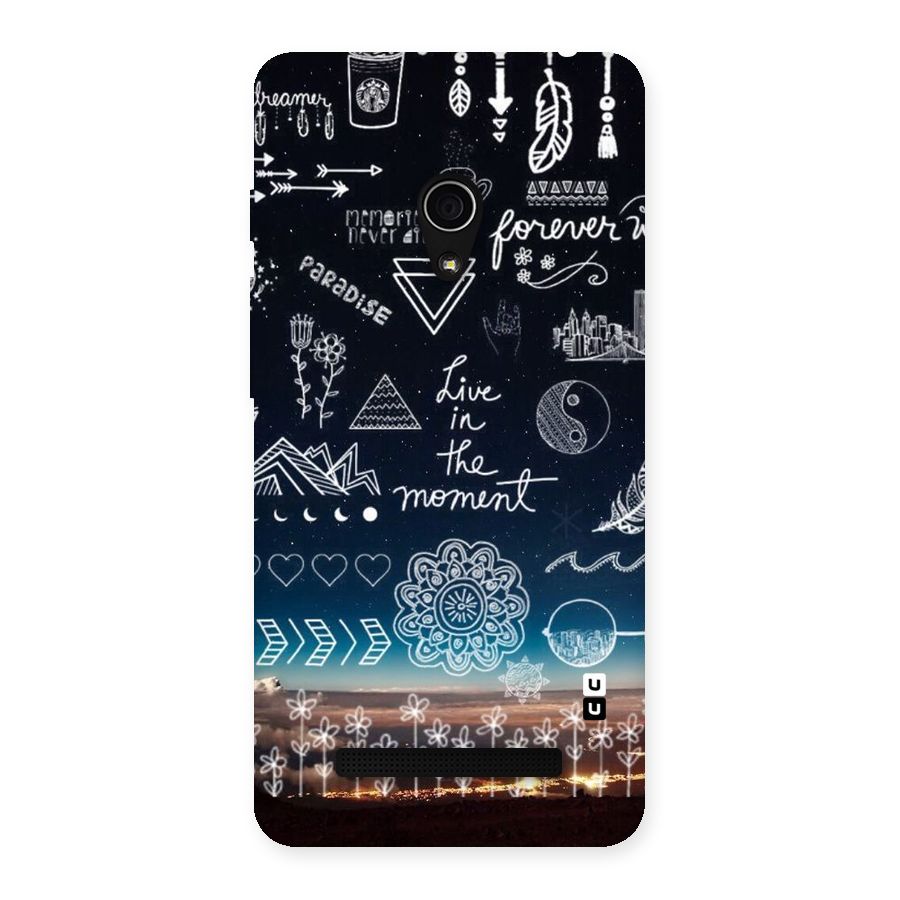Live In The Moment Back Case for Zenfone 5