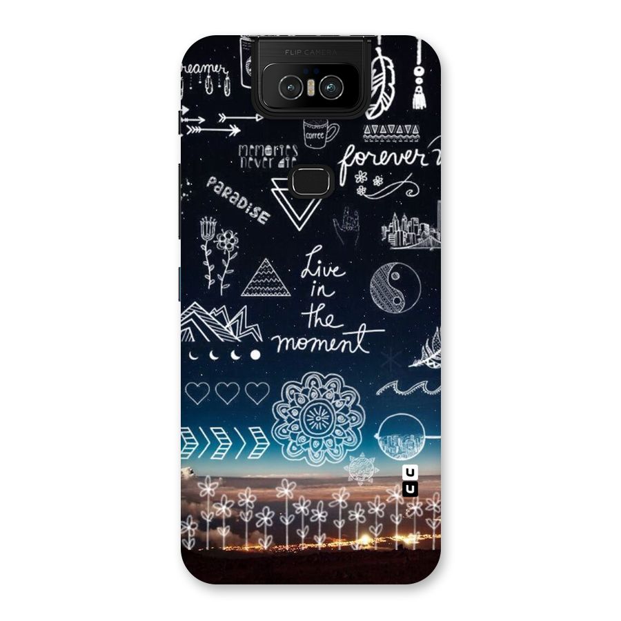 Live In The Moment Back Case for Zenfone 6z