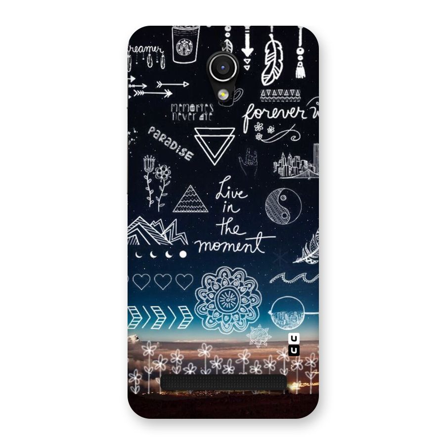 Live In The Moment Back Case for Zenfone Go