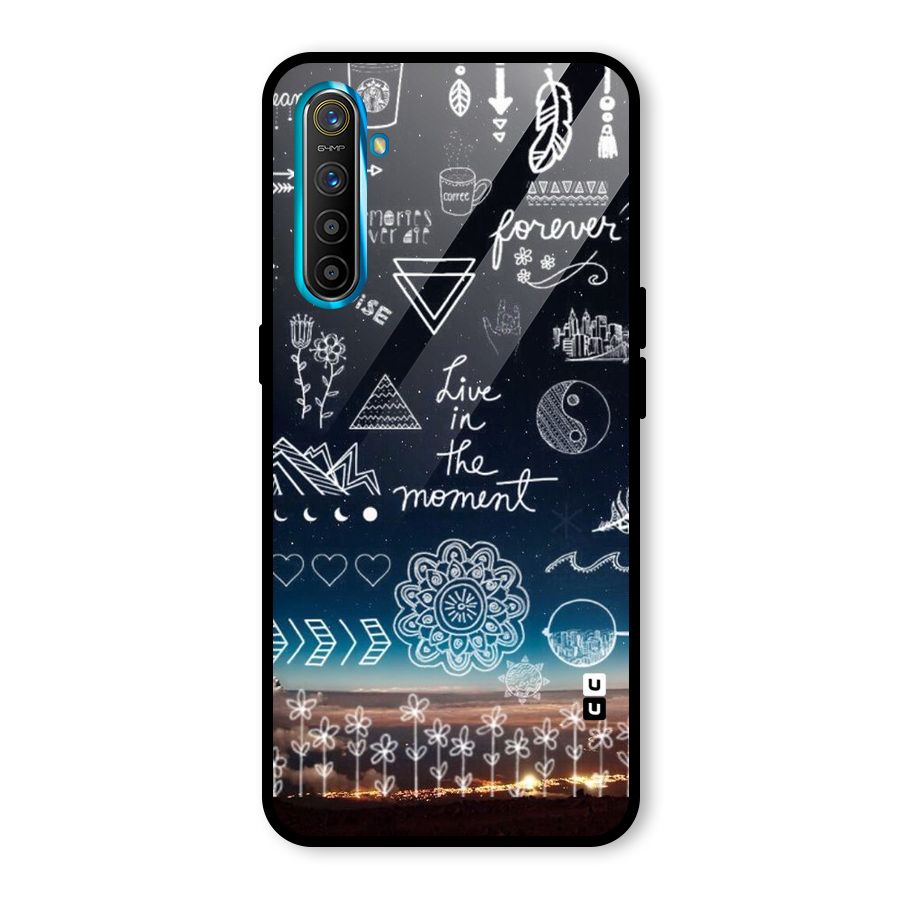 Live In The Moment Glass Back Case for Realme X2