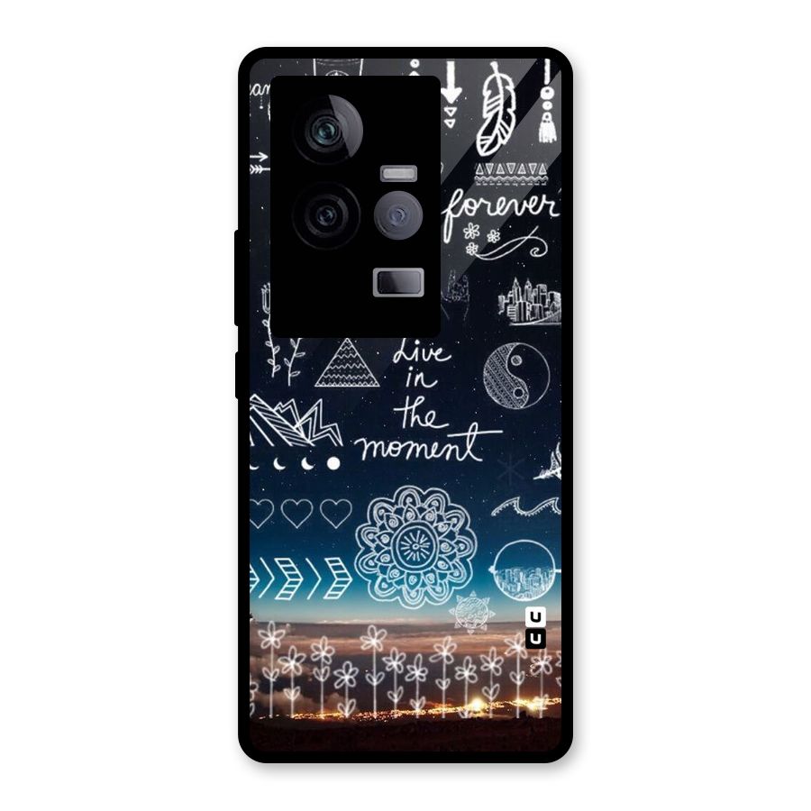 Live In The Moment Glass Back Case for Vivo iQOO 11 5G