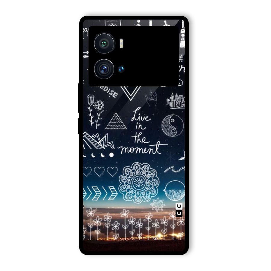 Live In The Moment Glass Back Case for Vivo iQOO 9 Pro