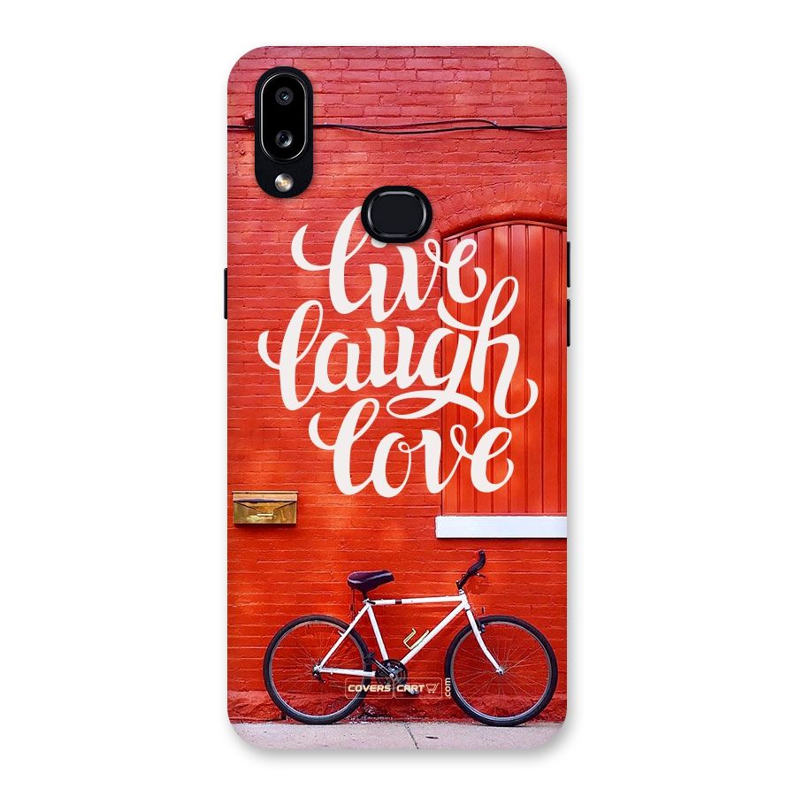 Live Laugh Love Back Case for Galaxy A10s