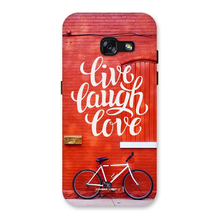 Live Laugh Love Back Case for Galaxy A3 (2017)