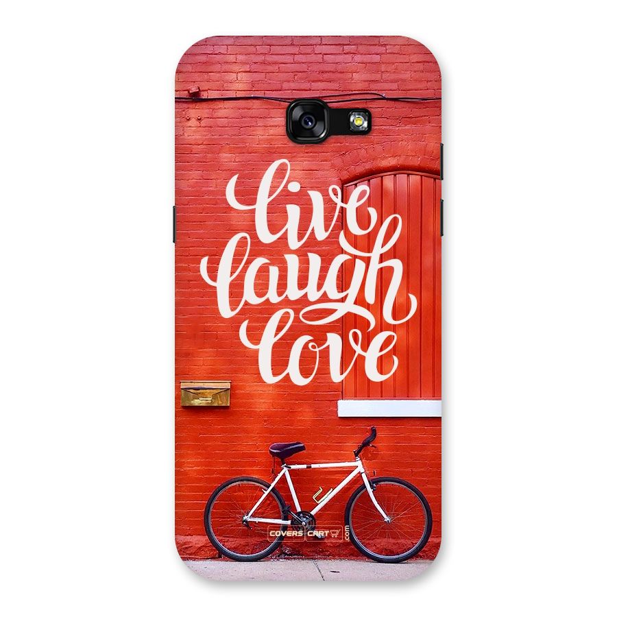 Live Laugh Love Back Case for Galaxy A5 2017