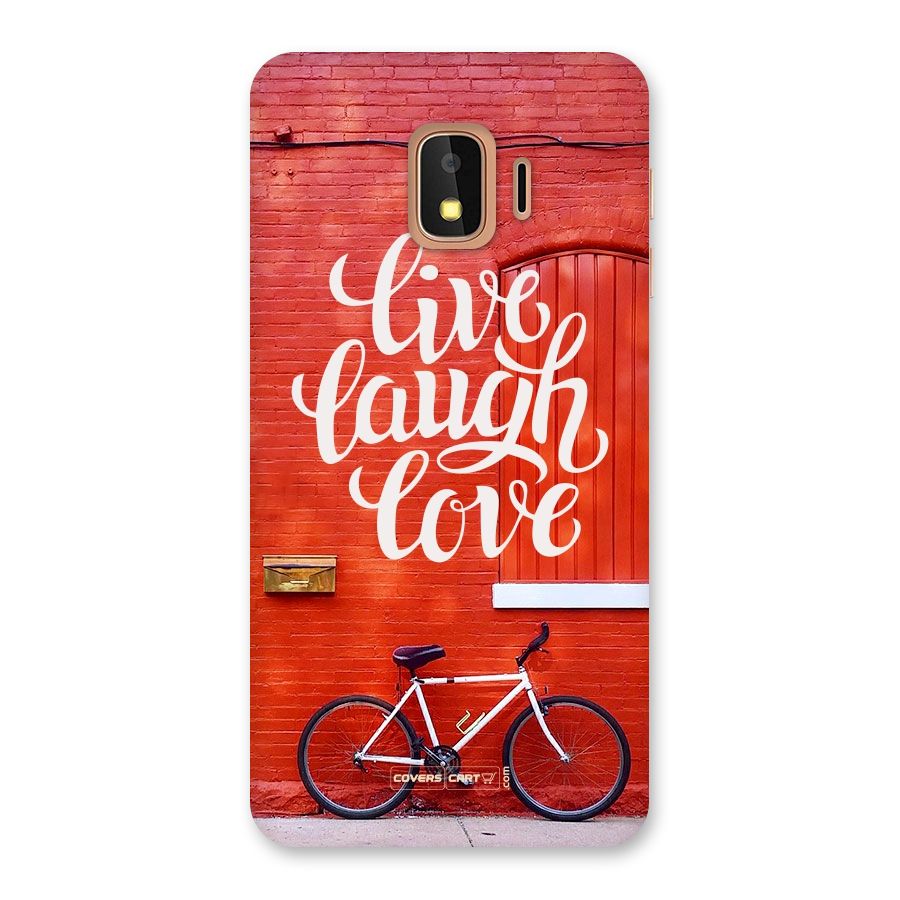 Live Laugh Love Back Case for Galaxy J2 Core