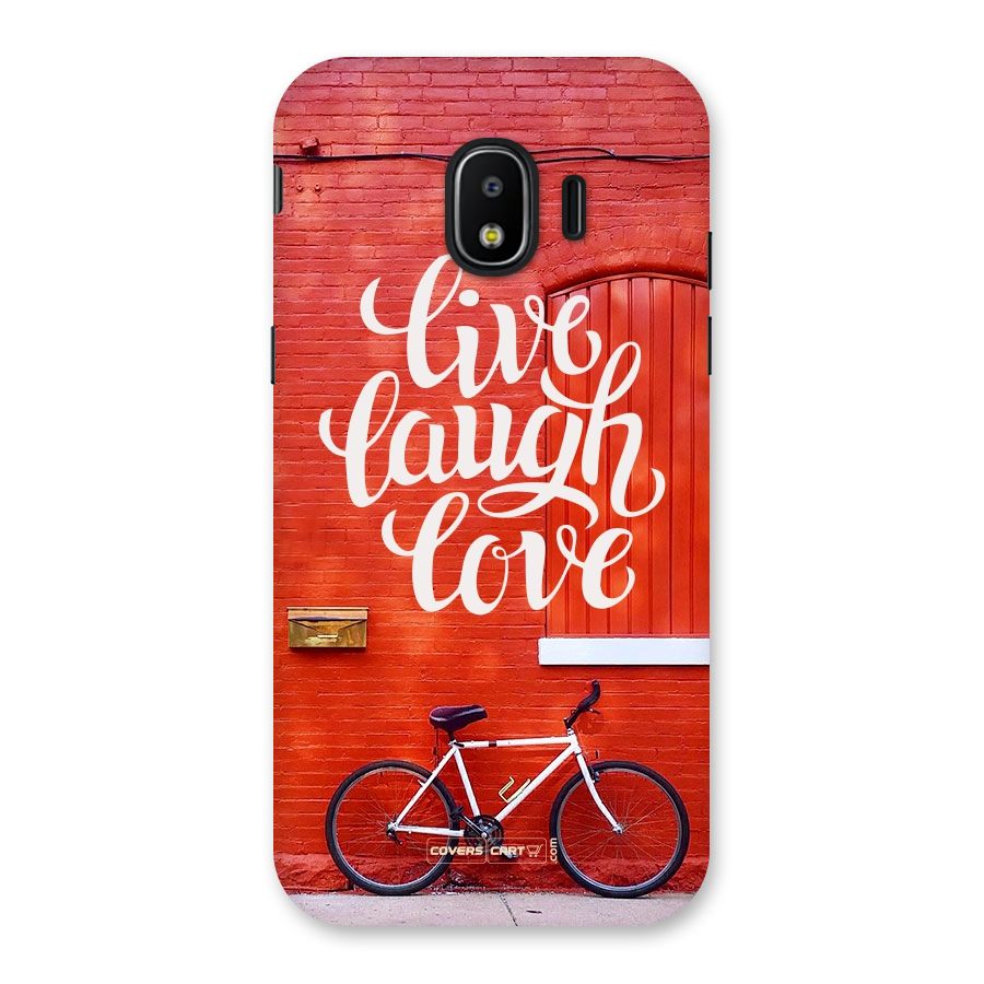 Live Laugh Love Back Case for Galaxy J2 Pro 2018