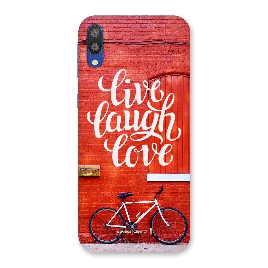Live Laugh Love Back Case for Galaxy M10