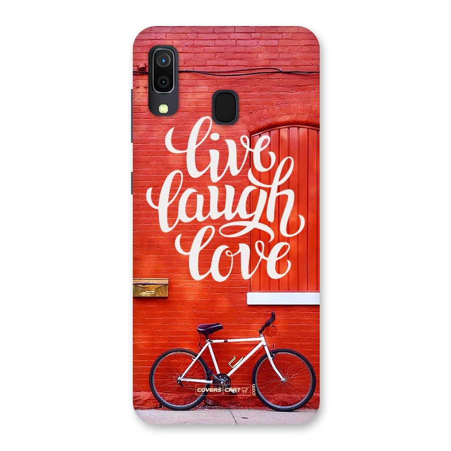 Live Laugh Love Back Case for Galaxy M10s